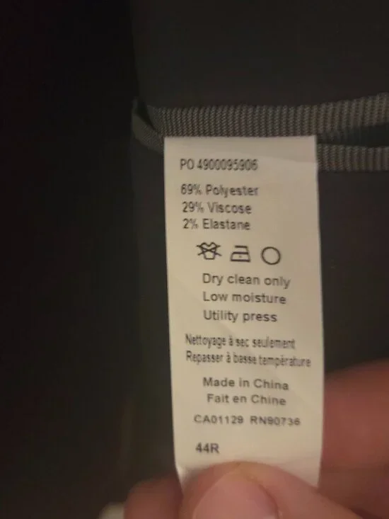 Calvin Klein Burgundy Slim Fit Stretch Blazer Men’s Jacket – New With Tags - Picture 8 of 8